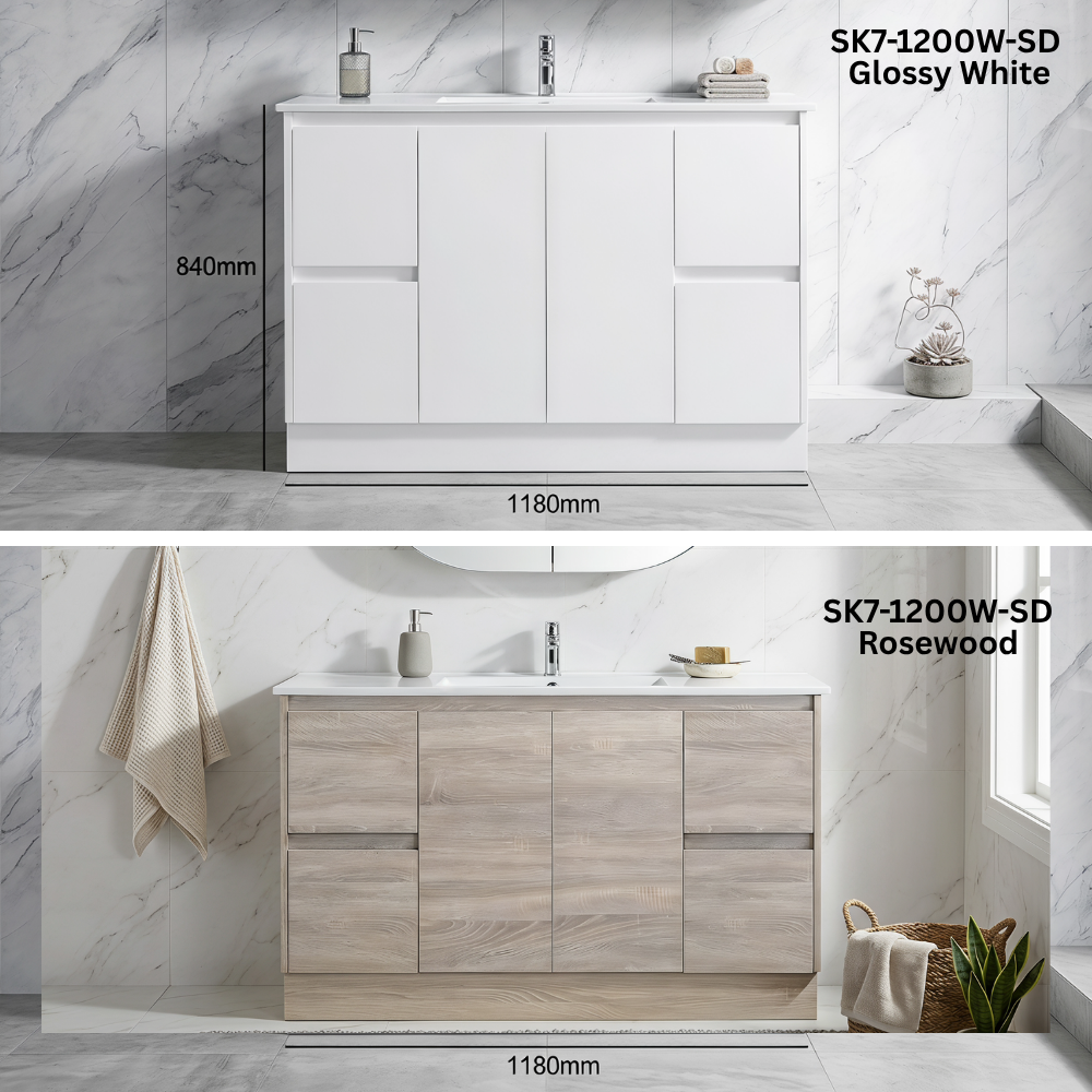 Sammy 1200MM Vanity Package SK7-1200W-SD